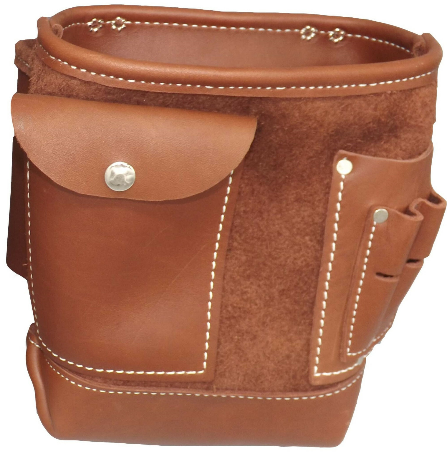 IRONWORKER TOOL POUCH – Amish Handmade Leather Work Bolt & Bull Pin Bags USA