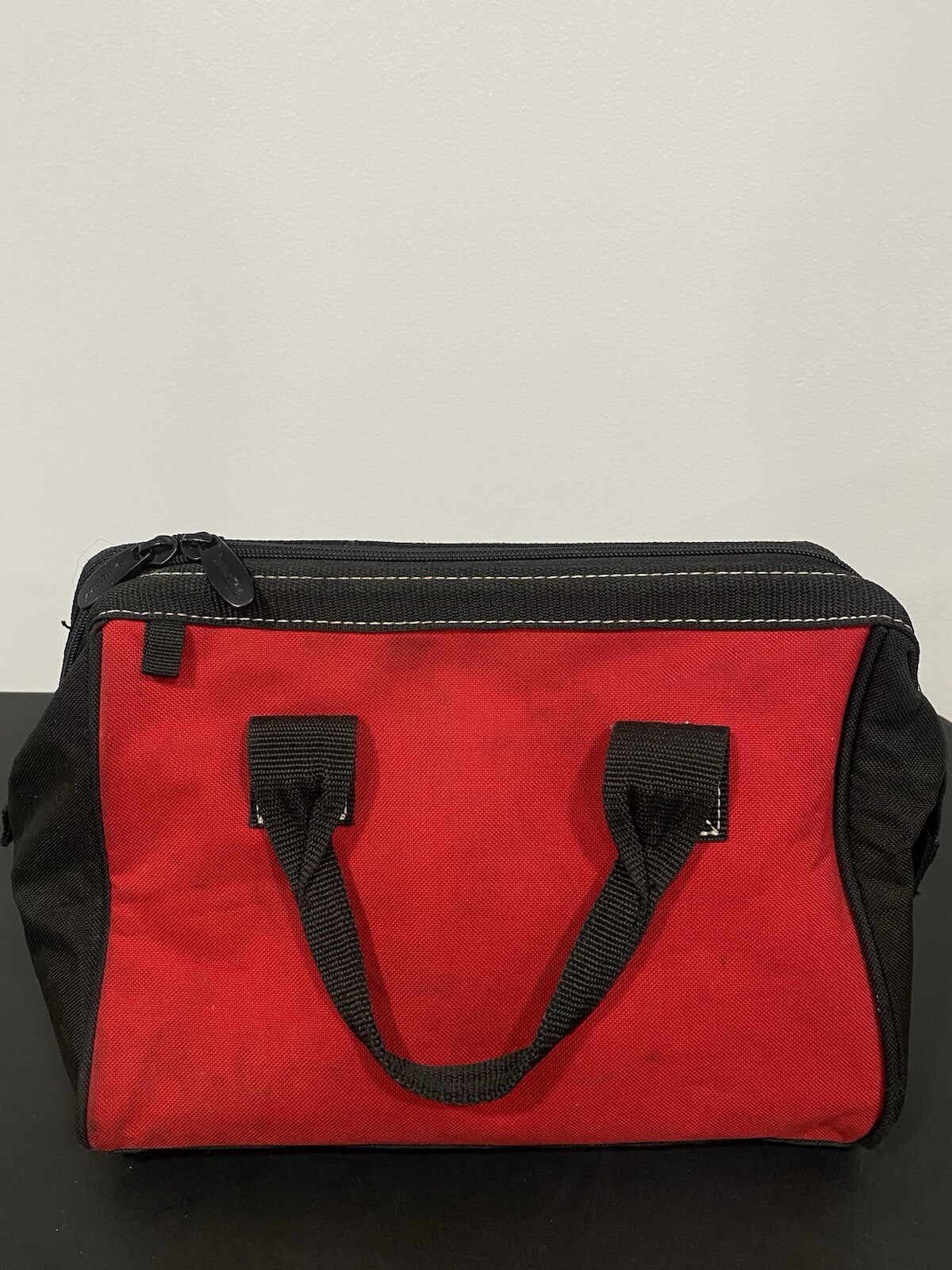Set of 2 Husky Water Resistant Tool Bag Red Black 12 Inch and 15 Inch Organizer