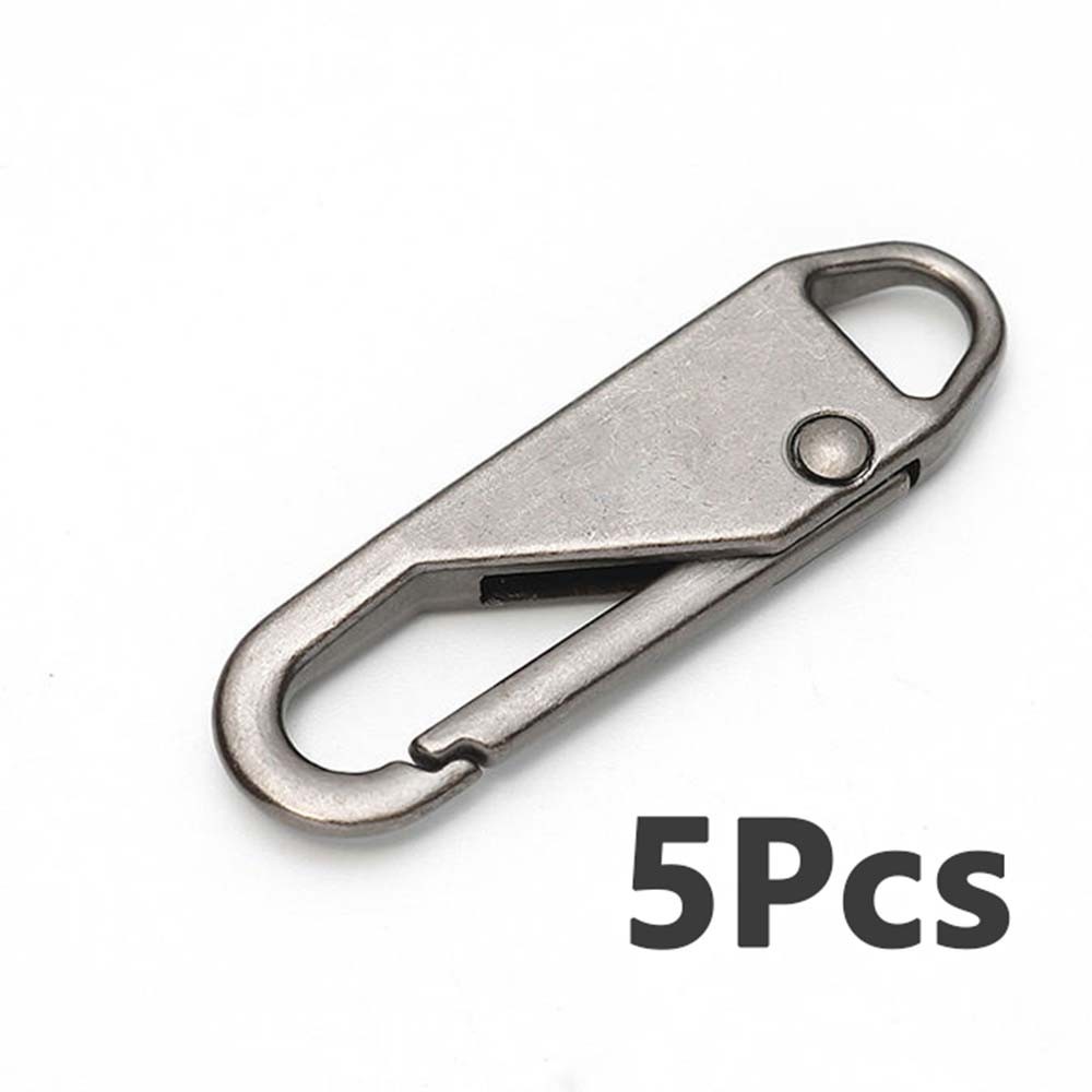 Portable Compact 5PCS Zipper Puller Replacement Suitable for On-The-Go Repairs