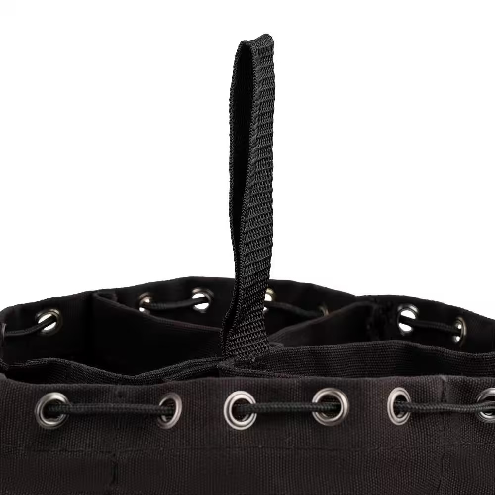 10 In Parachute Grab Bag Heavy Duty Small Parts19 Compartment Storage Tool Black