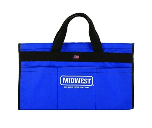 Midwest Custom HVAC Tool Bag, 12 Pouch, 18″ x 6″ Made in USA Brand Logo