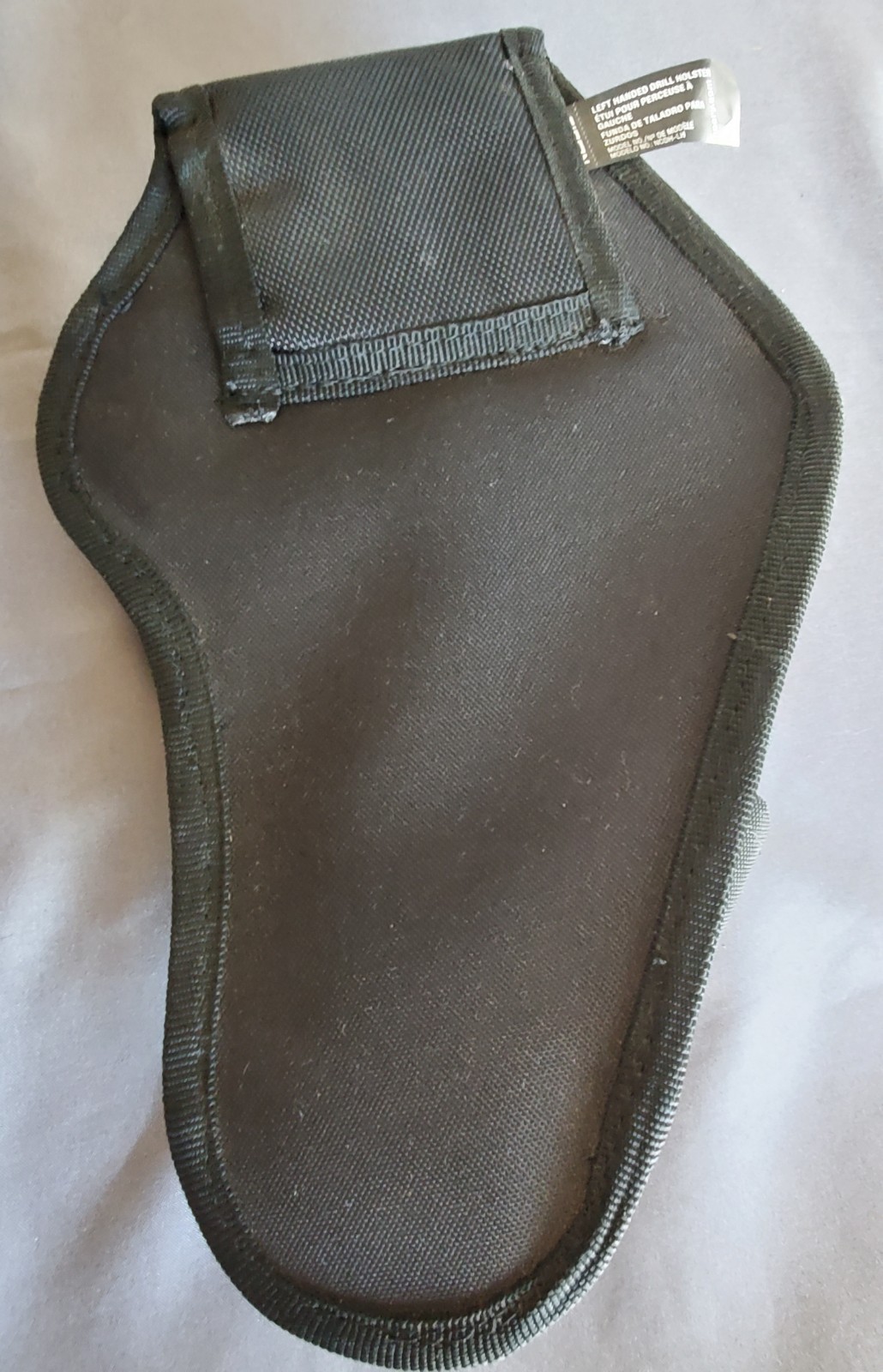 NoCry Left Handed Drill Holster Black and Red Left Handed Tool Holder
