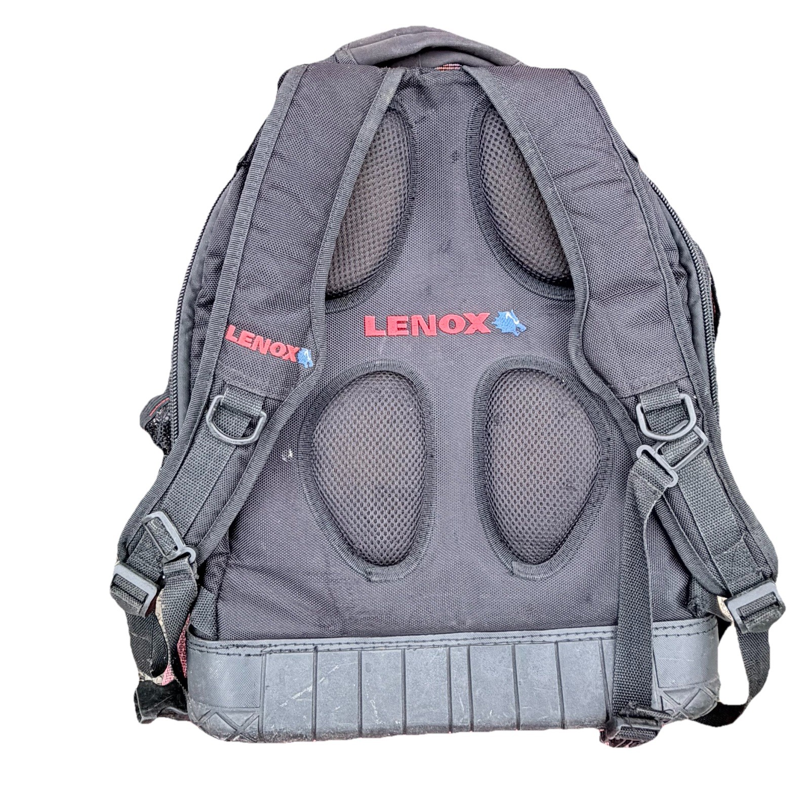 Lenox Black Ballistic Nylon Tool Backpack Bag with Multi-Pocket Design