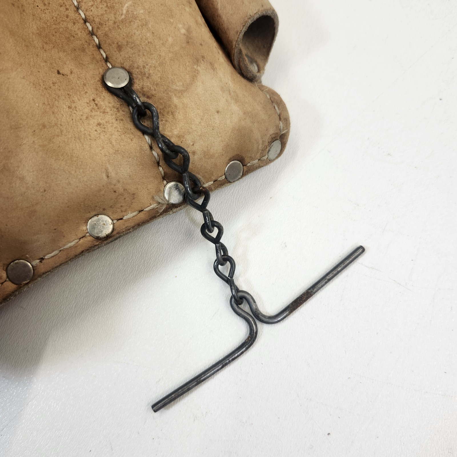 Nicholas Work Gear 500 Top Grain Cowhide Tool Belt Carpenter Pouch Bag USA Made