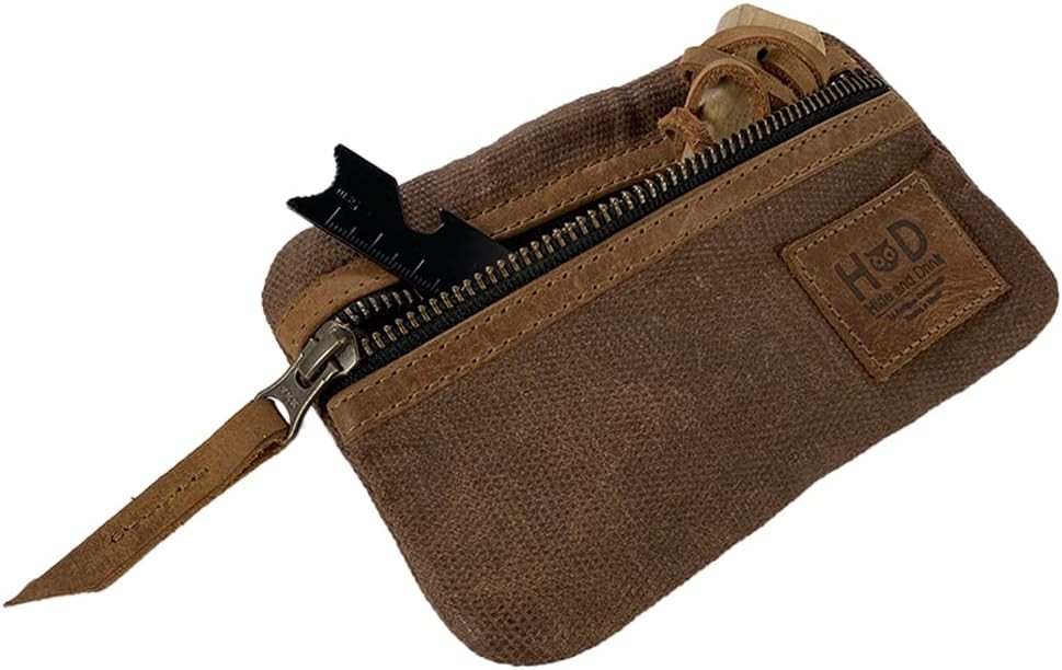 Hide & Drink, Multi-Tool Pocket Pouch, Compact Multipurpose EDC Honey Bourbon