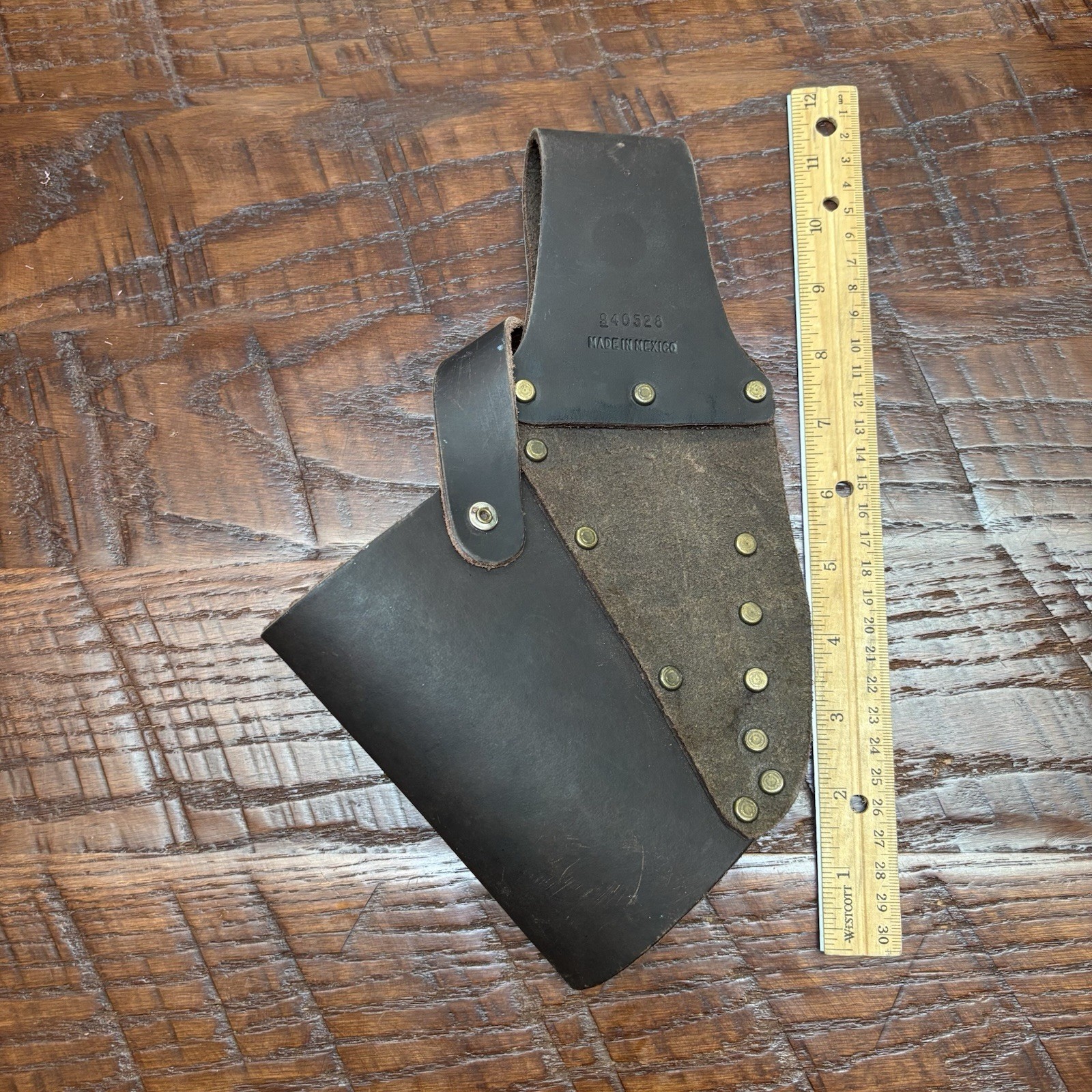 Craftsman #940528 Leather Power Tool Belt Drill Holster Pouch w bit holder slots