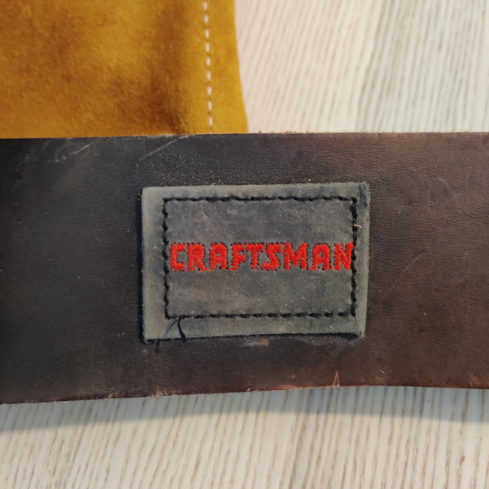 Craftsman 40391 Carpenter Leather Tool Belt 42-46 Tape Measure Holder CLC Pouch