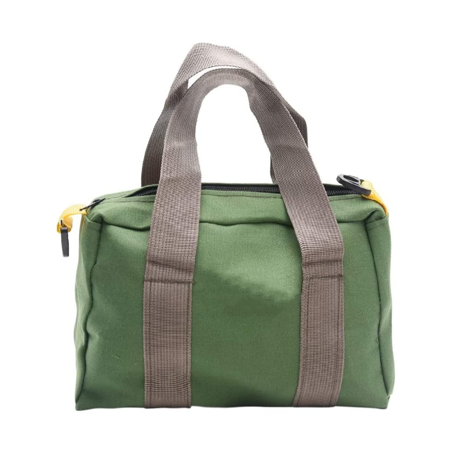 14 Inch Wide Mouth Tool Bag, Heavy Duty Canvas Tool Storage Bag, Large Capaci…