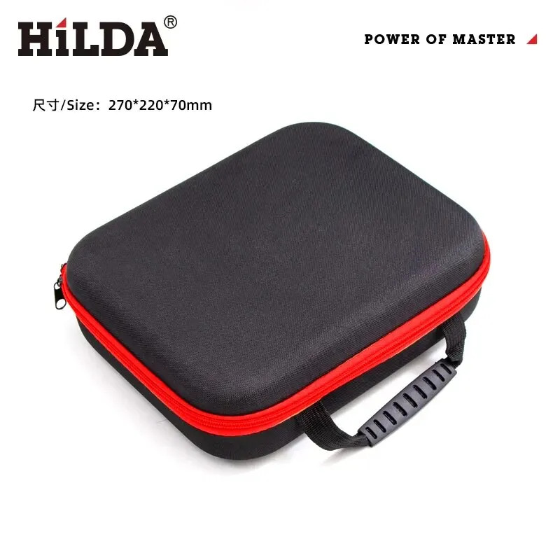 HILDA Large Capacity Tools Bag 3-size Available With Red Edges Tools Waterproof