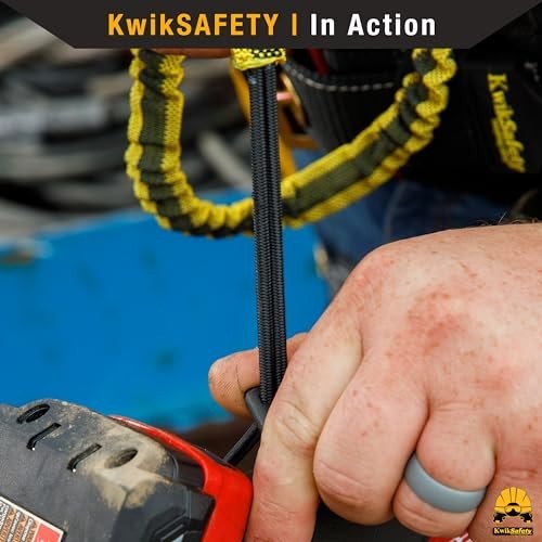 Heavy Duty Tool Lanyard 3 Pack – ANSI OSHA Compliant, Coiled Bungee, 10lb Limit