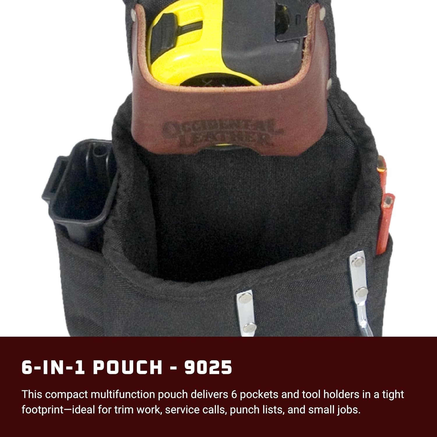 Durable Industrial Nylon 6-in-1 Pouch – Efficient Tool Organizer for Small Jobs