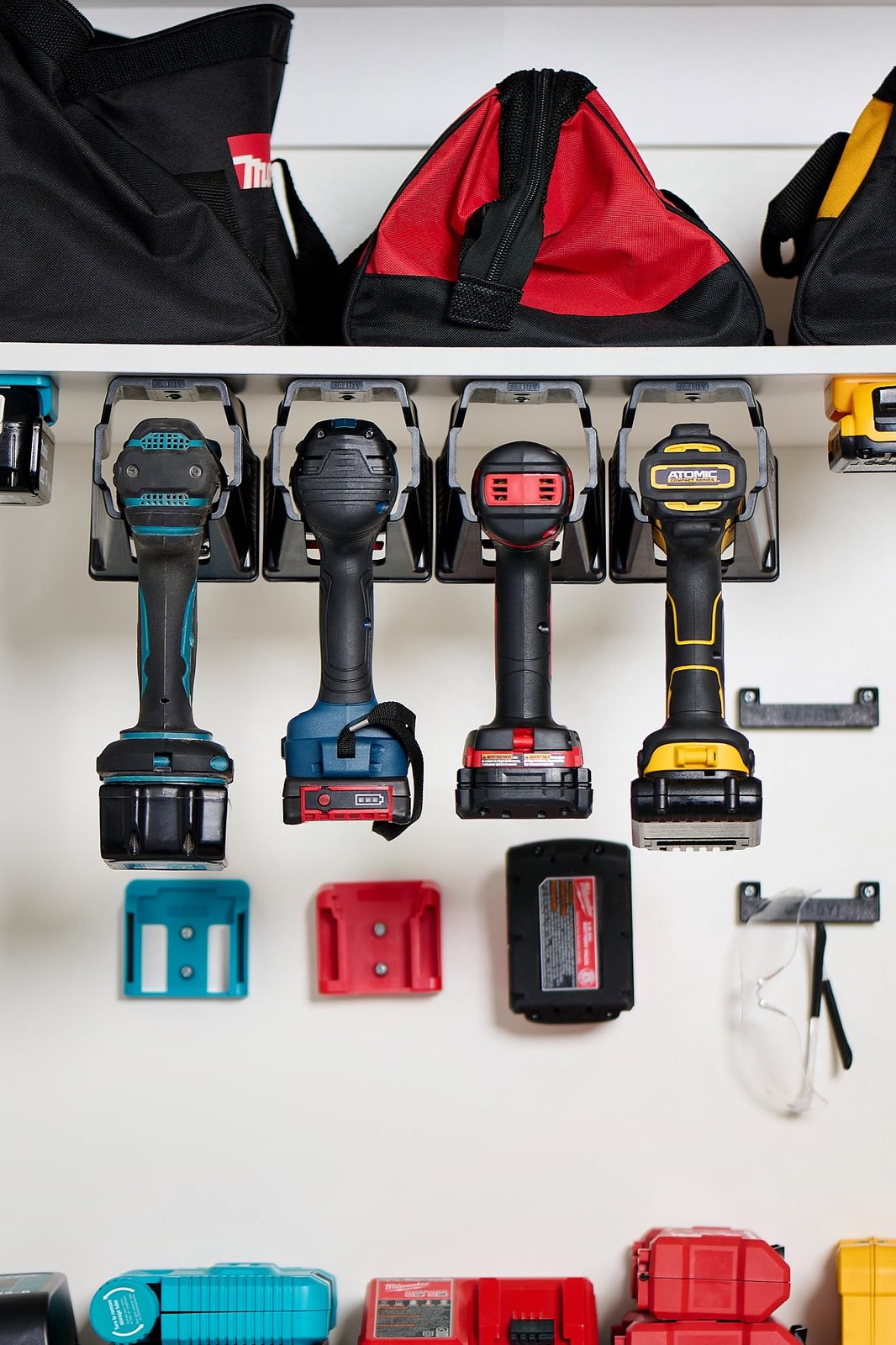 Drill Holder, Power Tool Organizer, Utility Storage Rack | Universal Wall Mou…
