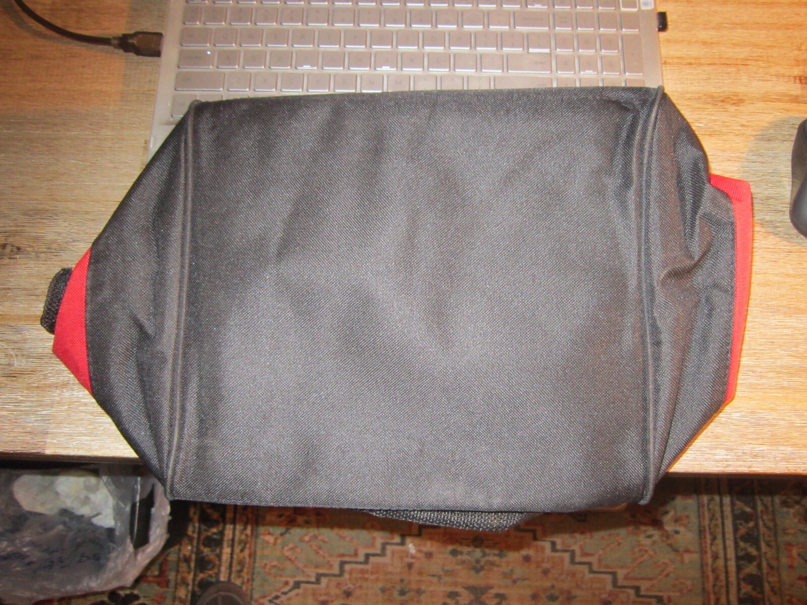 Milwaukee Canvas Tool Bag » Red / Black » Zipper Closure