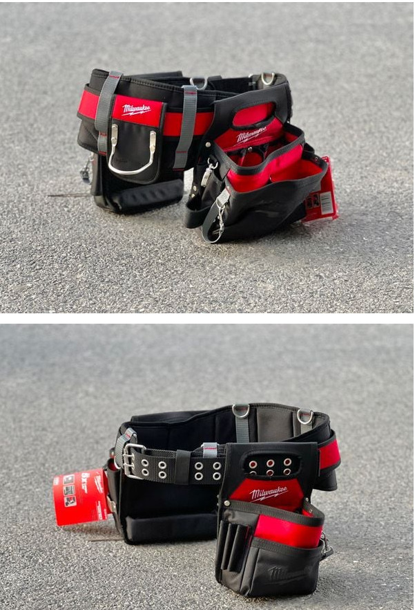 Milwaukee 48-22-8110 29-Pocket 1680D Nylon Stable Base Electricians Work Belt