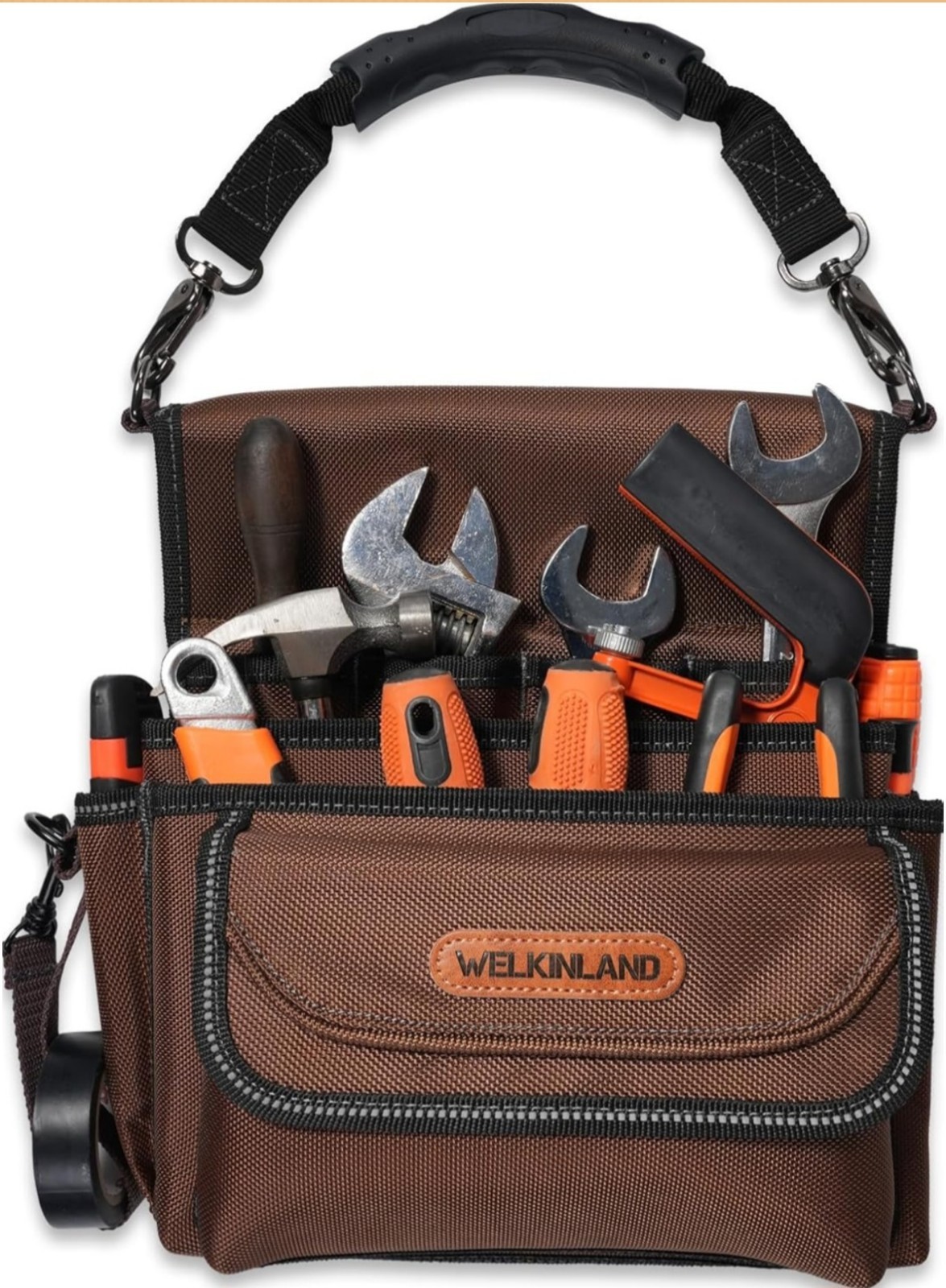 WELKINLAND 10-Pockets Electrician Pouch, Electrical Tool Belts, Heavy Duty – New