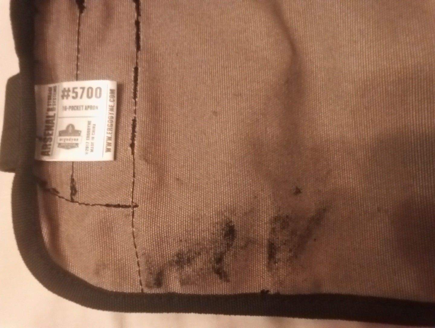Ergodyne Arsenal 5700 Heavy Duty Canvas Tool Apron With 16 Pockets