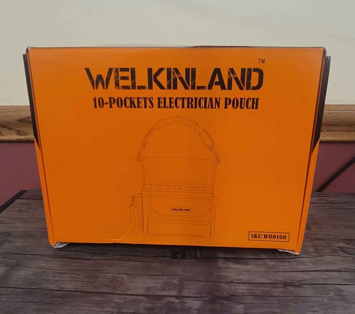 WELKINLAND 10-Pockets Electrician Pouch, Electrical Tool Belts, Heavy Duty – New