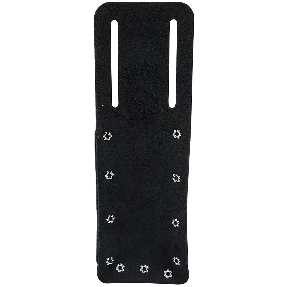 Klein Tools Leather Utility Knife Holder Pouch Fits 2.5 Inch Belts Durable Black