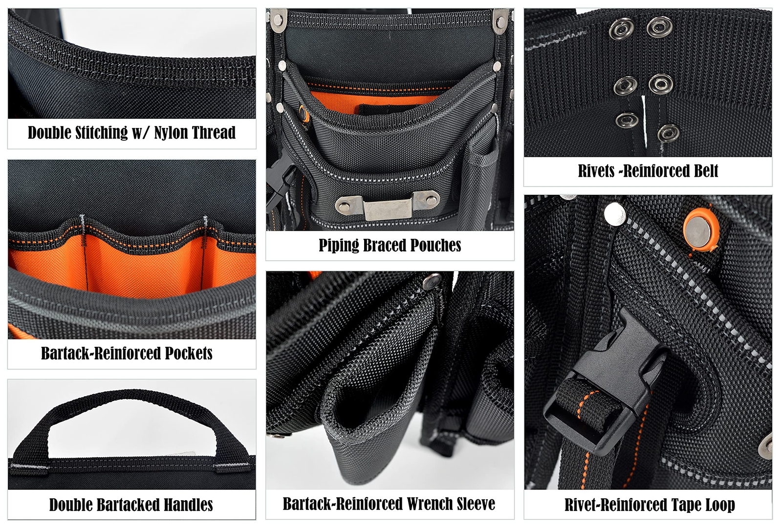 18pockets Carpenter Tool Belt Carpenter’s Tool Belts Construction Tool Pouch Hva