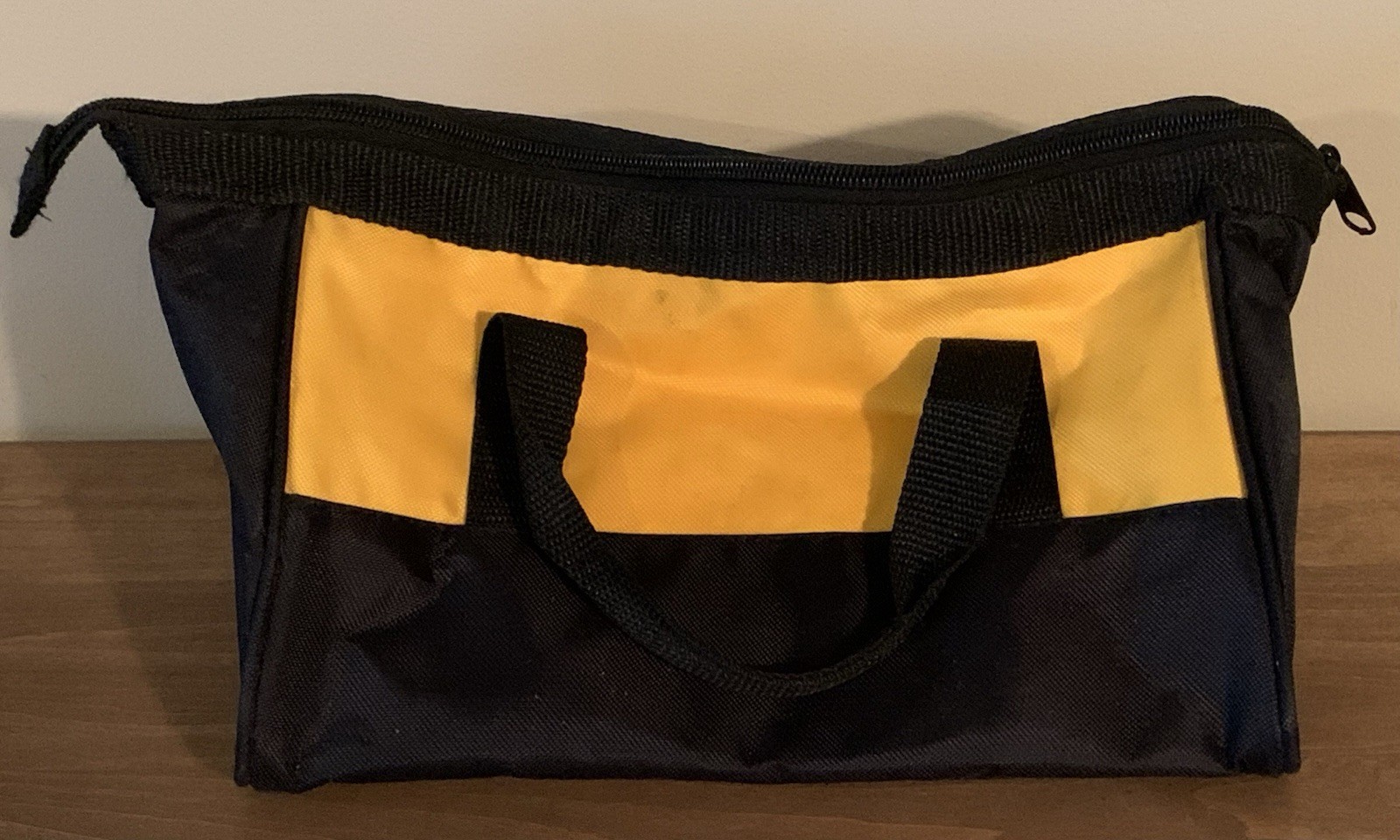 DeWalt Zipper Tool Bag Yellow Black Canvas & Small Dewalt Drill Bit Storage Case