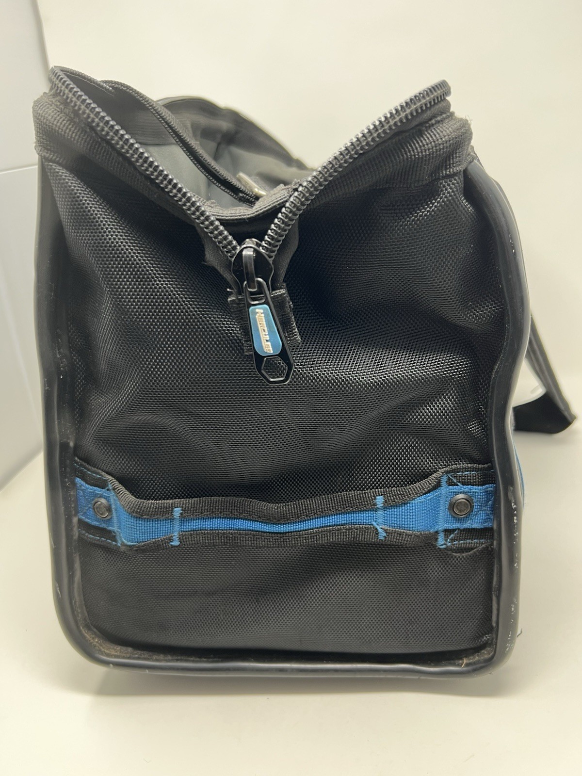 HERCULES 16 in. Large Mouth Tool Bag 25 inside 14 outside pockets, Waterproof
