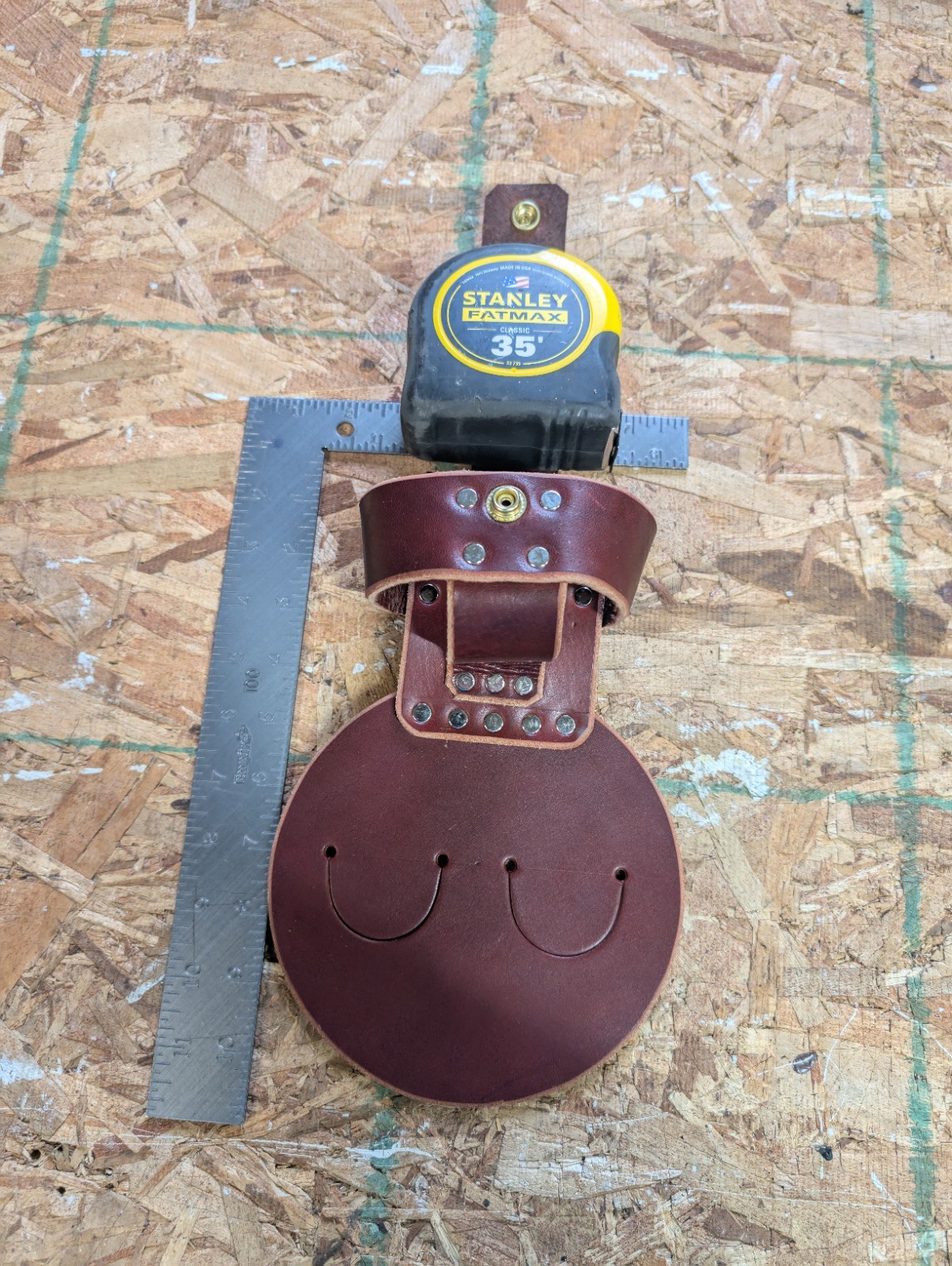 Ironworkers Spud Wrench/ Tape Measure Holder