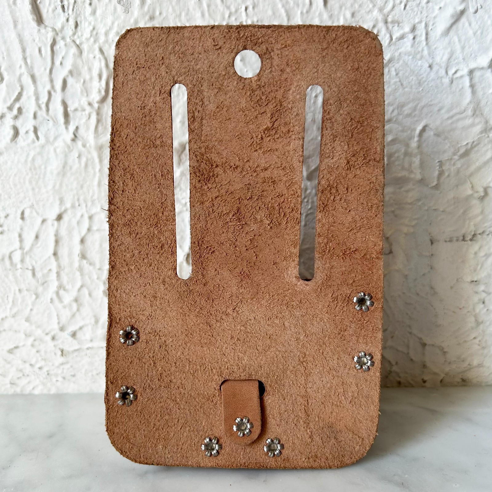 Stanley Leather Measuring Tape Holder Tool Belt Holster Only-Vintage