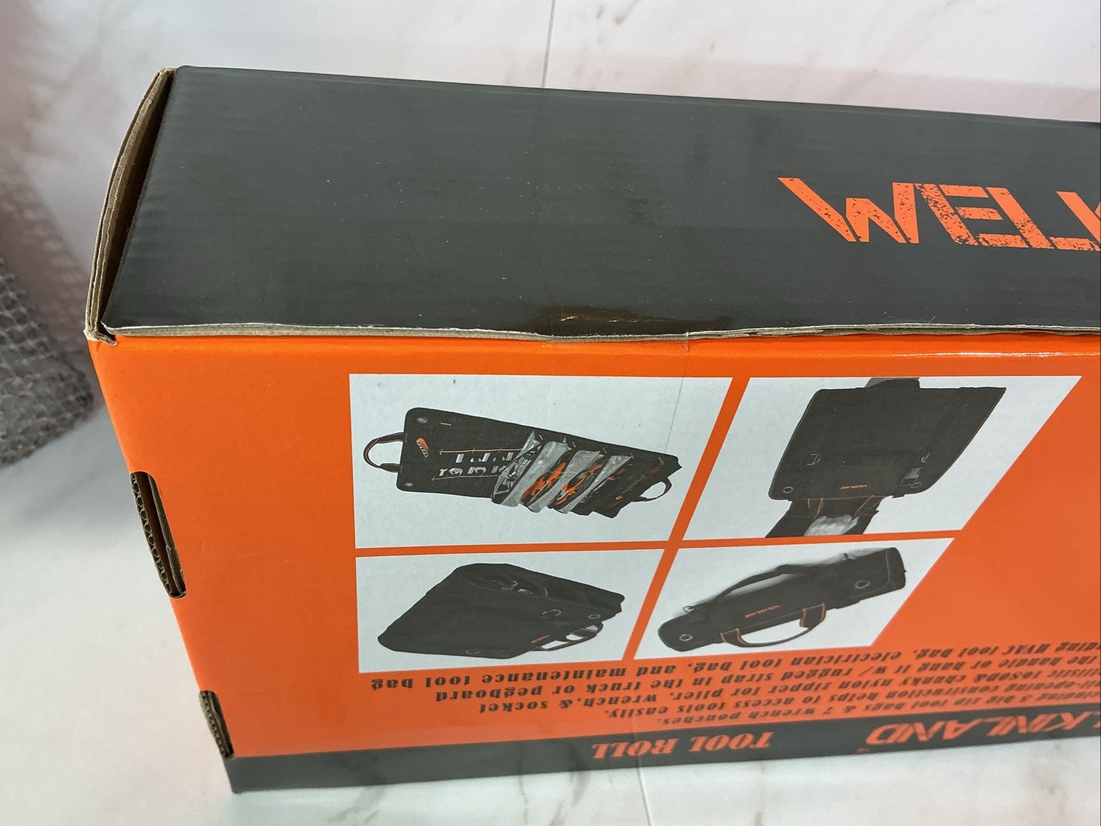 Welkinland Tool Roll Bag Heavy Duty Tool Organizer ~ W021016 ~ NEW/ SEALED
