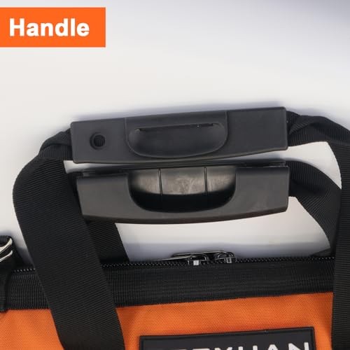 Tool Bag 16 Inch Molded Plastic Base Heavy Duty Waterproof Orange YT-STBAG-1601