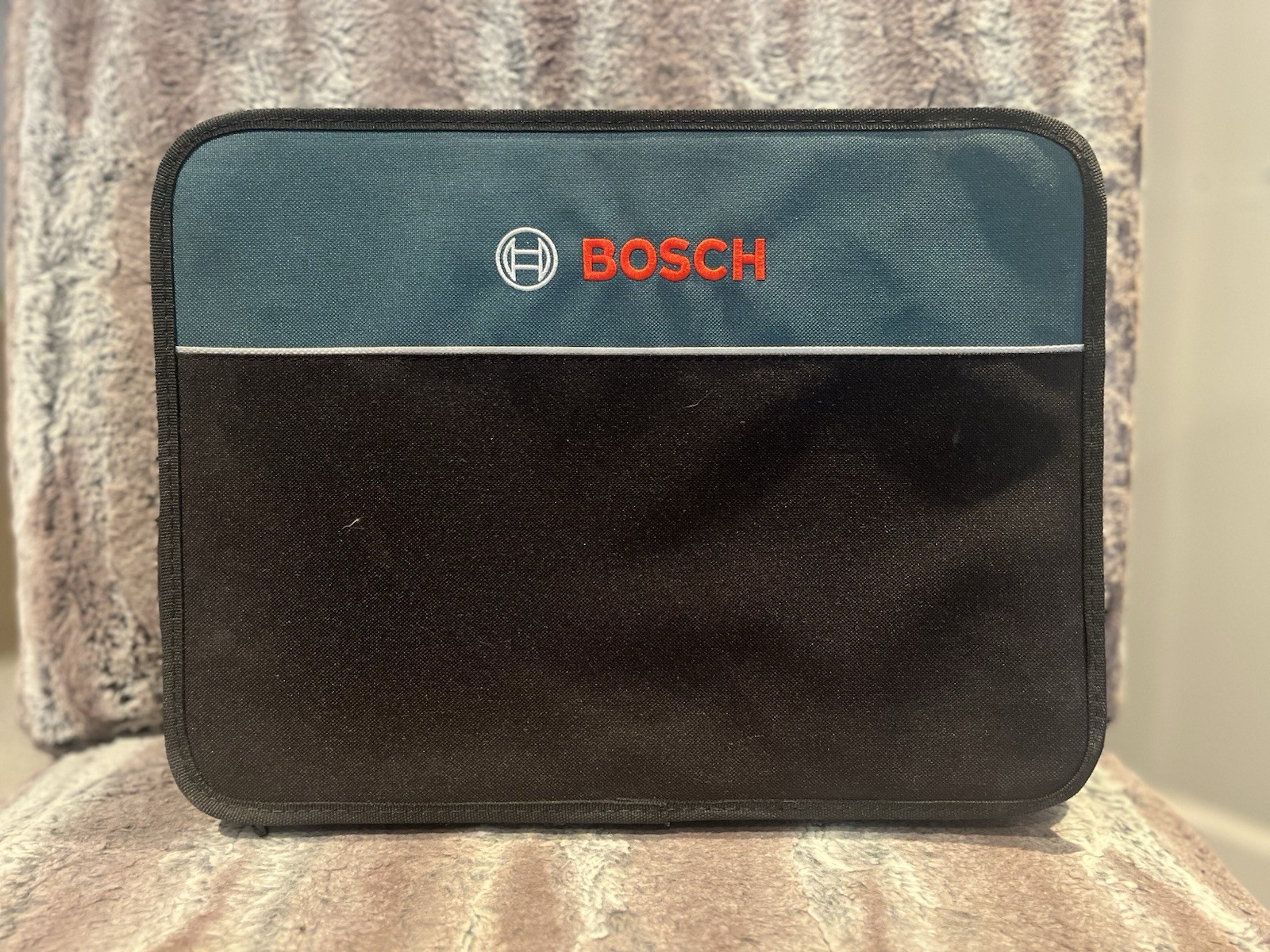 Bosch Fabric Tool Bag Black & Blue With Handle, Soft Carrying Case, 1 Item