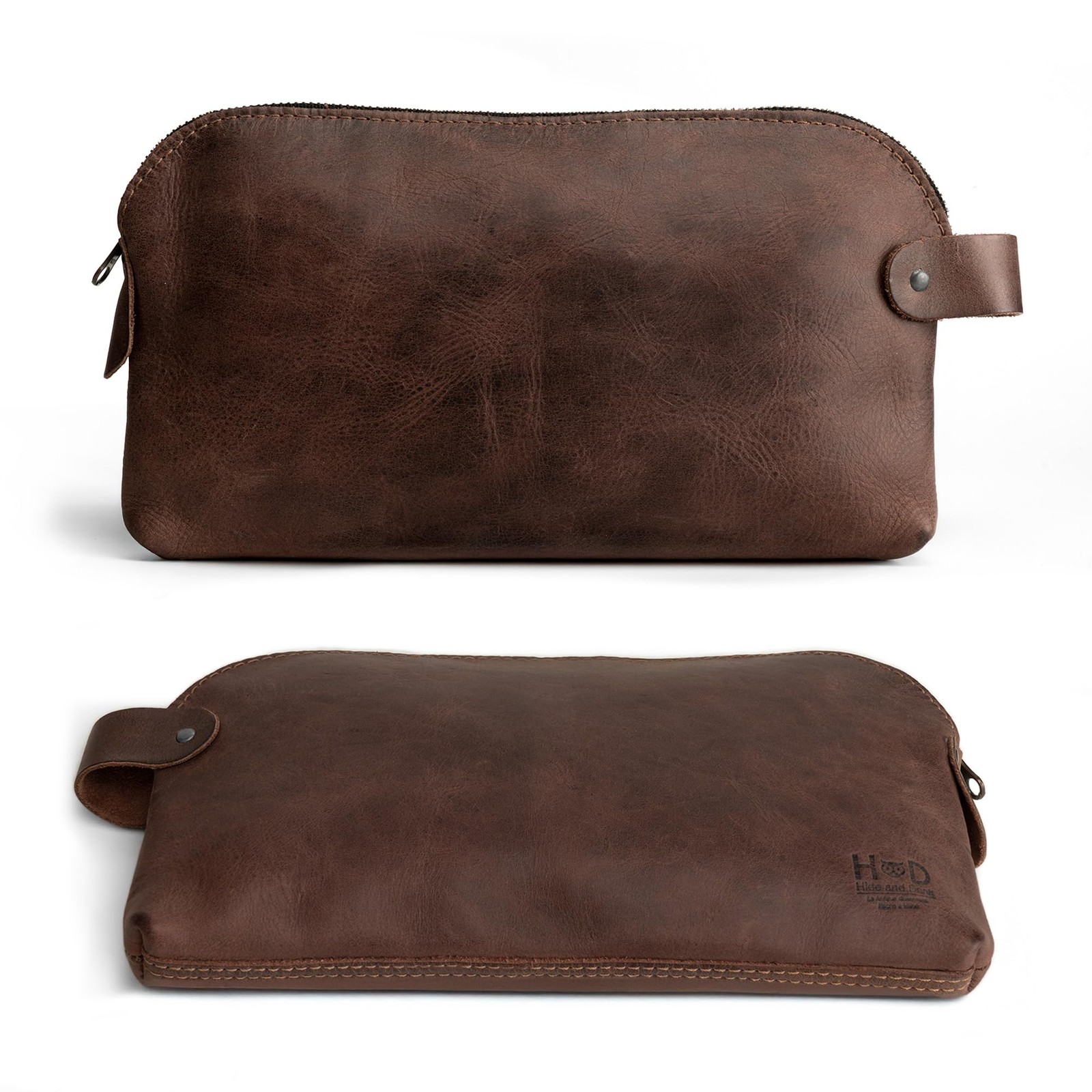 Hide & Drink, Large Rustic All Purpose Dopp Kit Utility Bag for Cords & Charg…