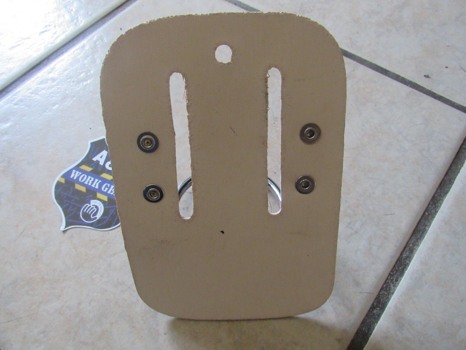 A & A Work Gear Tool Holder/Leather Holder Pouch – Belt Holster -Natural (B 29)