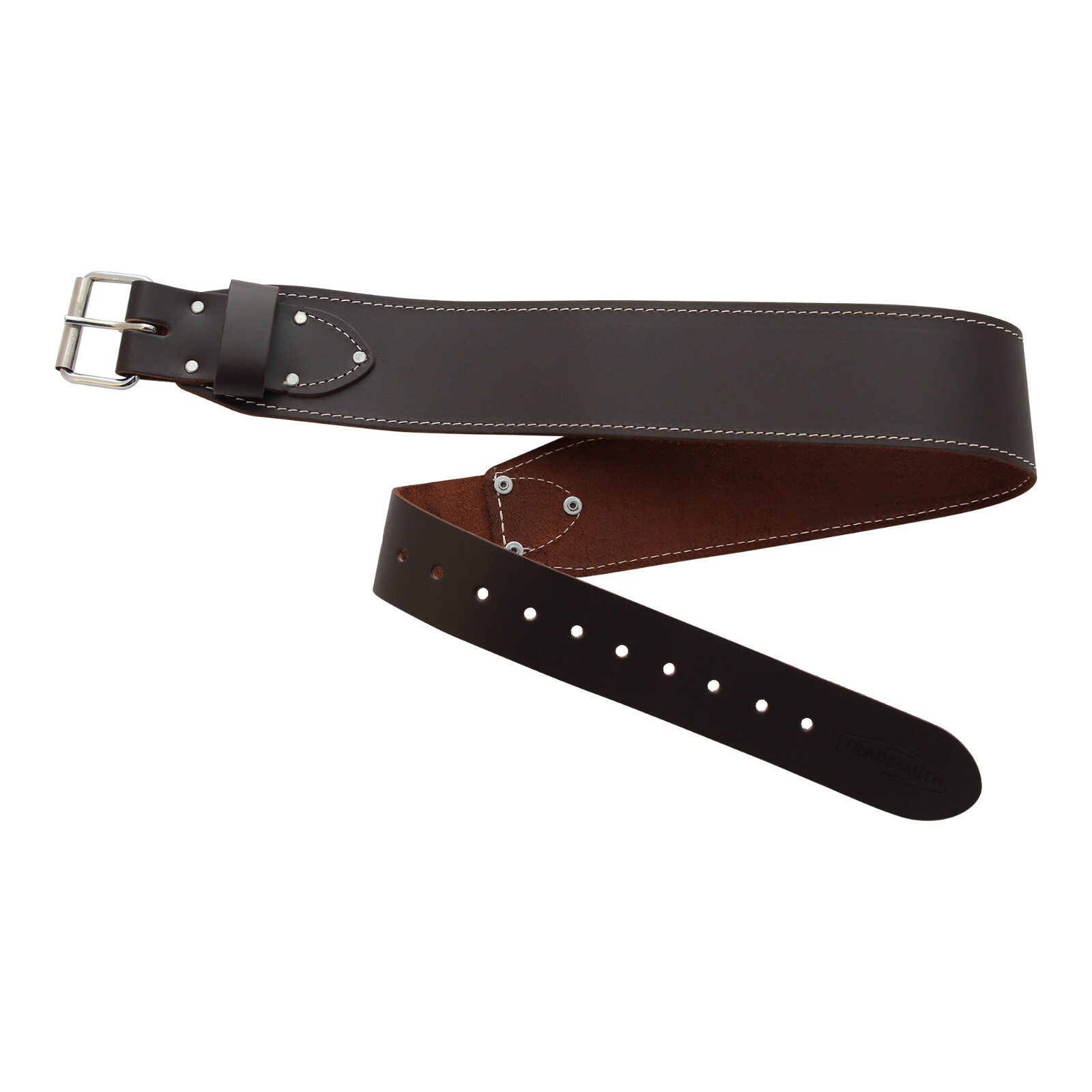 TradeSmith TS4833XL – 3″ Top Grain Leather Ranger Work Belt