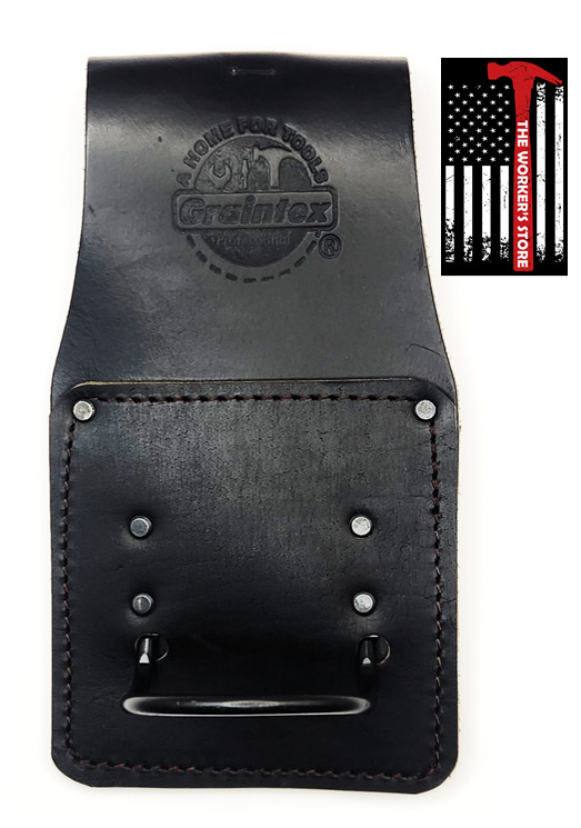 Oil Tanned Heavy Duty Leather Professional Fixed Hammer Holder W Loop Martillera