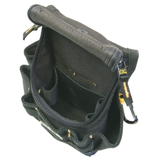 CLC 1523 Small ZIPTOP Utility Maintenance Electrician Zippered Tool Belt Pouch