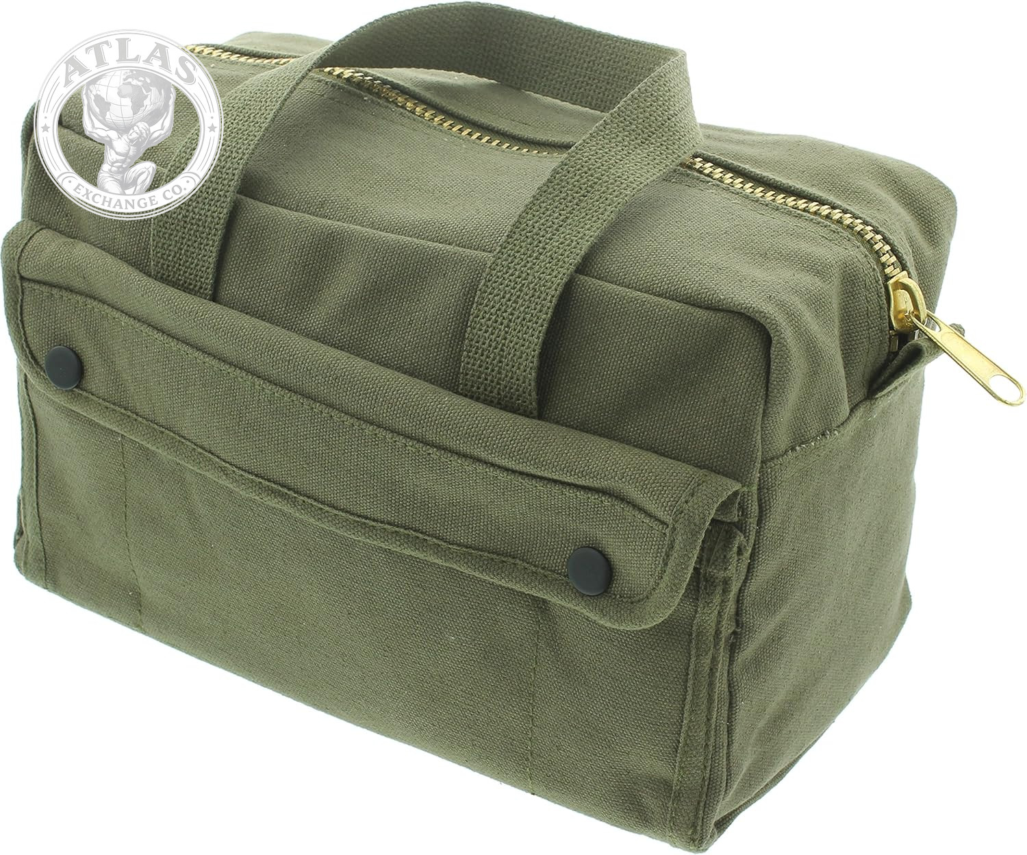 ARMYU Heavy Duty Small Tool Bag Tactical Cotton Canvas Mechanics Bag, 11″ X 7″ X