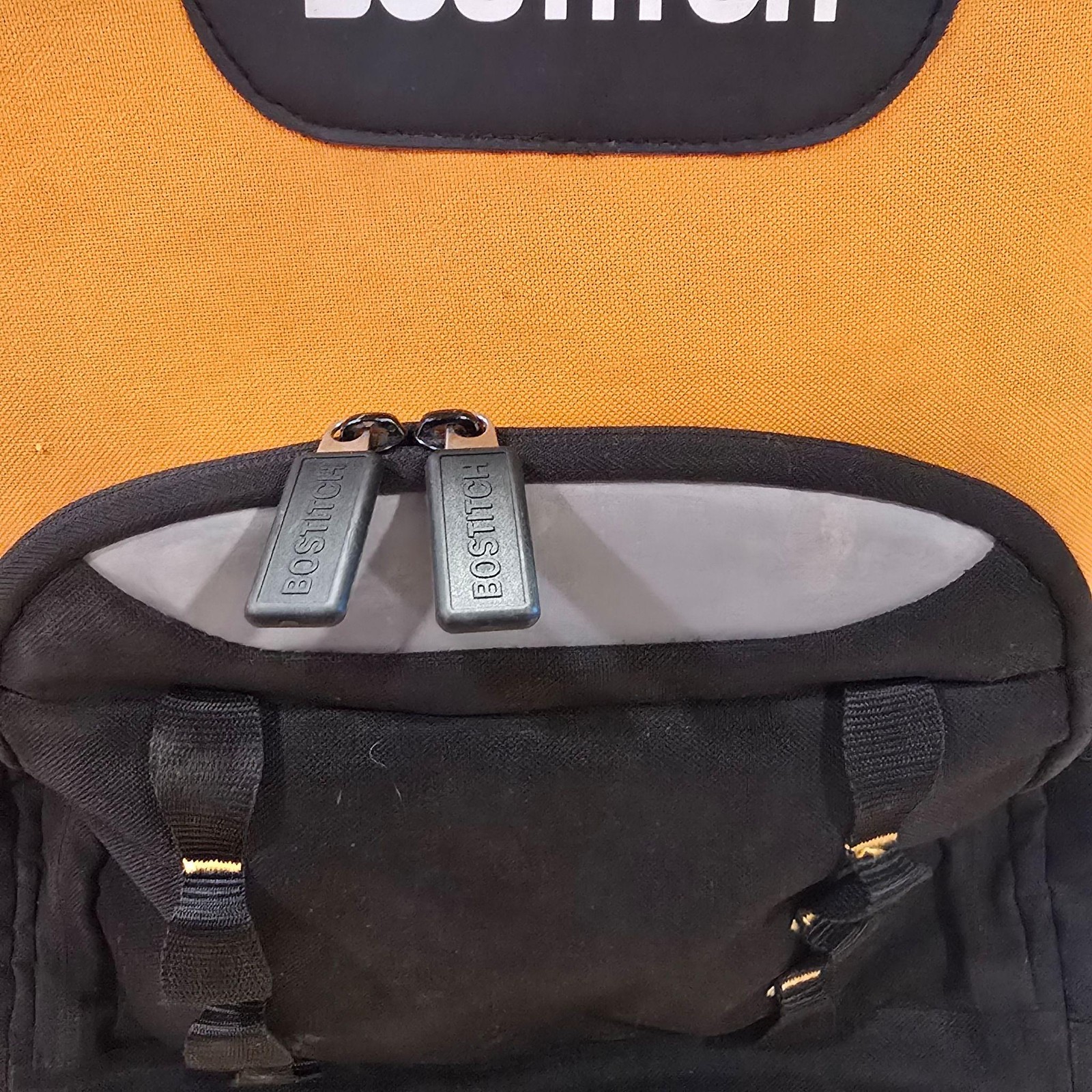 Bostitch Tool Backpack Adjustable Black Polyester Padded Handle Organizer Bag