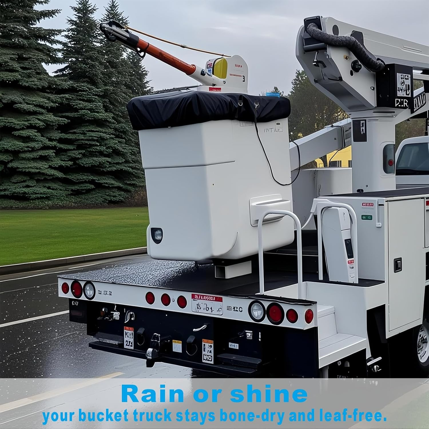 Bucket Truck Cover – Double Layer Oxford Cloth, Fits 1 Man Vinyl Bucket, 28″ X 3