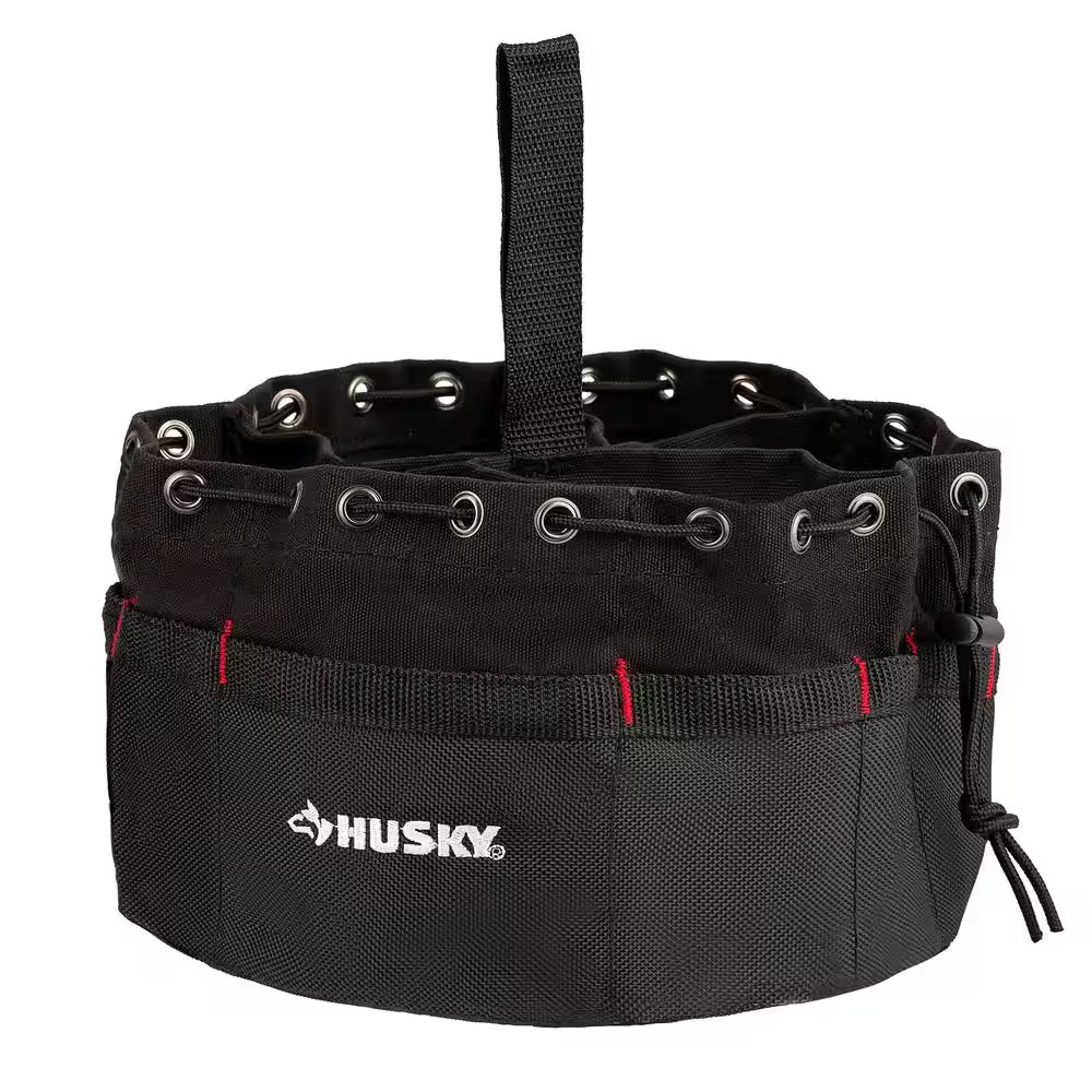 10 In Parachute Grab Bag Heavy Duty Small Parts19 Compartment Storage Tool Black