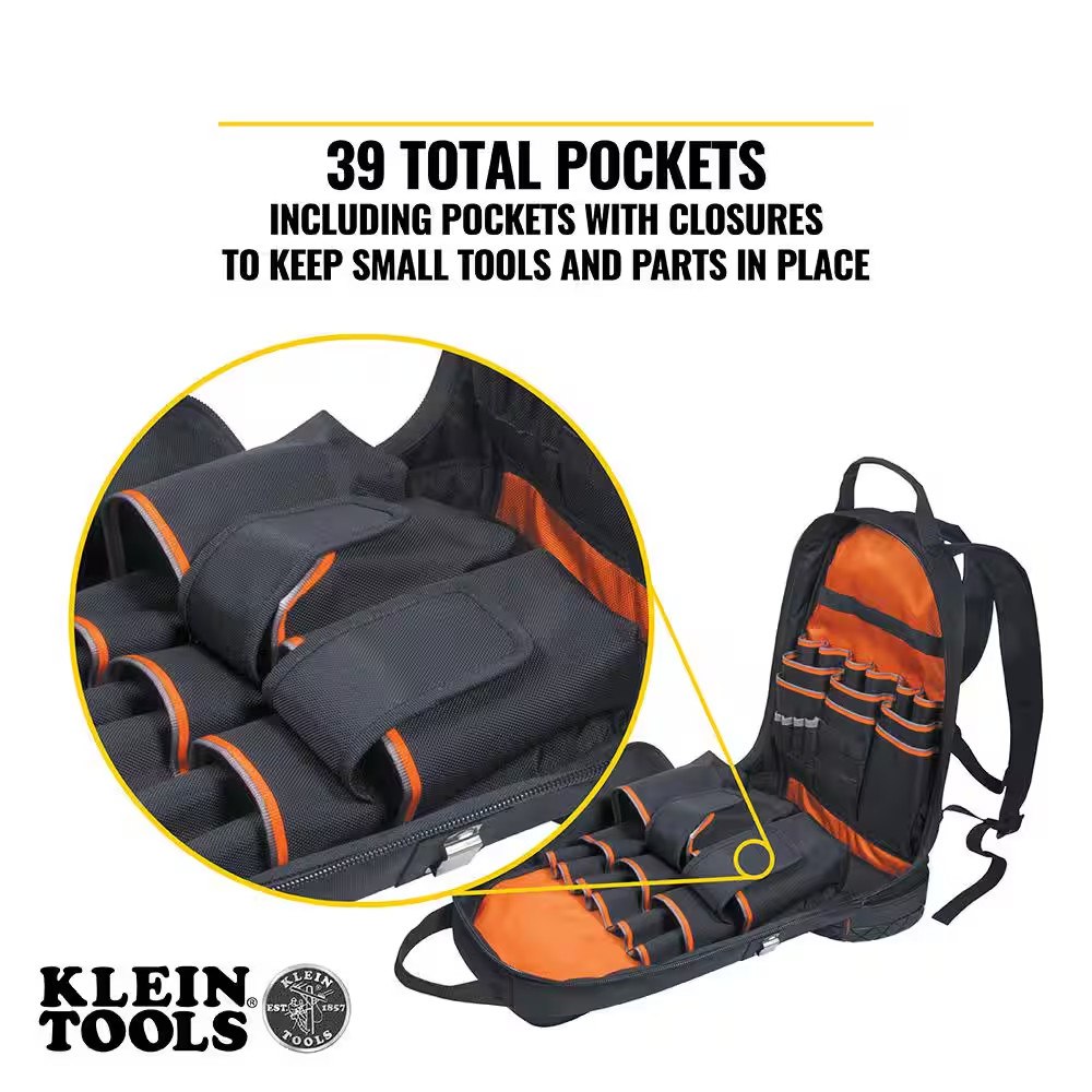 14 In. Backpack and Penlight with Laser Tool Set (2-Piece)