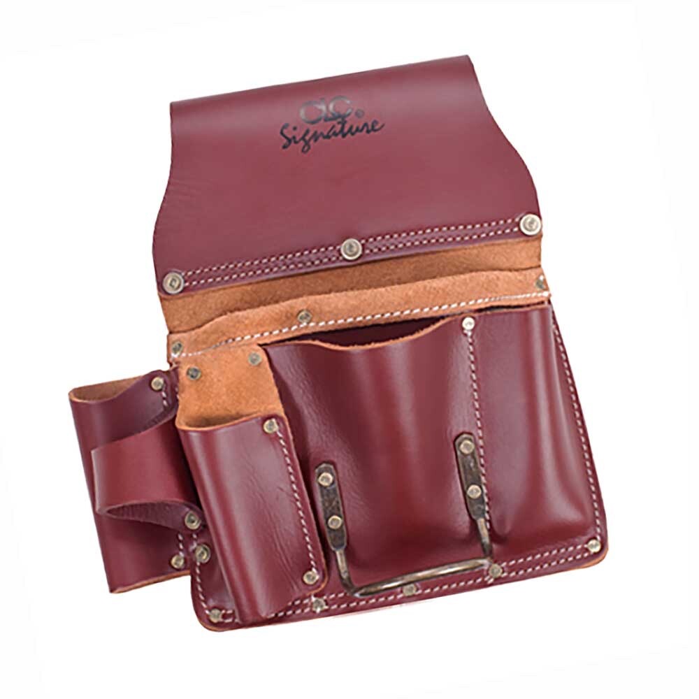 New CLC Signature 11-pocket Tool Pouch Fits Belts up to 3″ Wide Oxblood Leather
