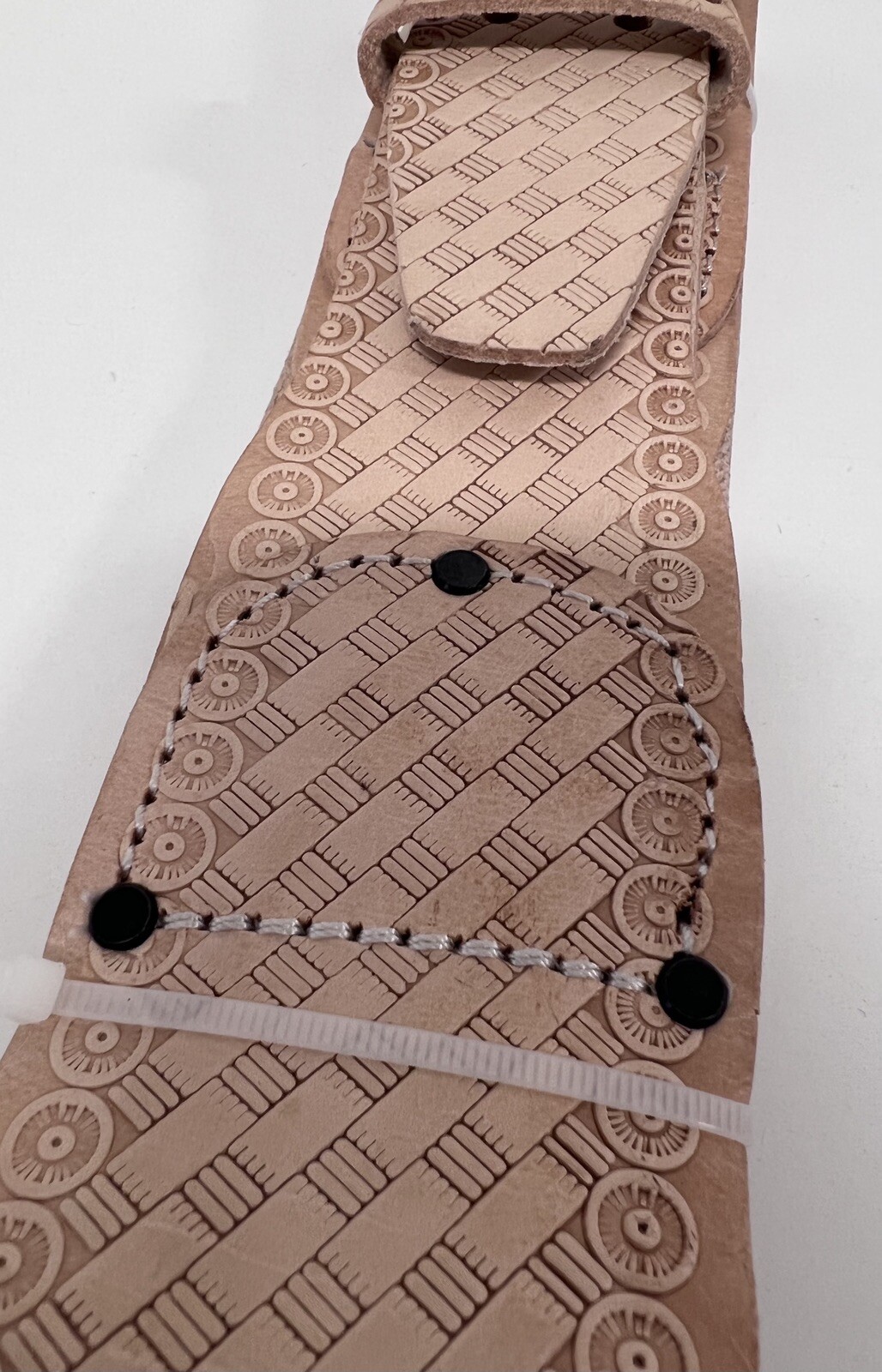 Graintex LB2028 2.3/4’’ Embossed Top Grain Leather Belt For Contractors New