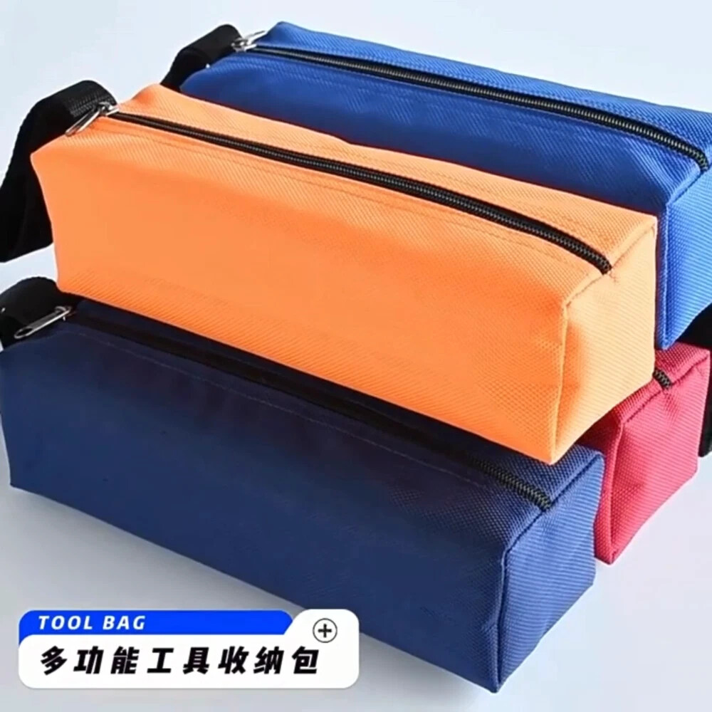 1-3pc Canvas Tool Pouch Bag Zipper Small Multipurpose Organizer Pouch Heavy Duty