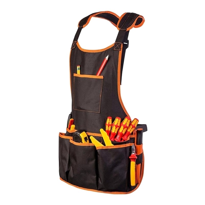 Tools Bag Tool Storage Apron Sturdy and Waterproof 600D Oxford Cloth Tool Holder