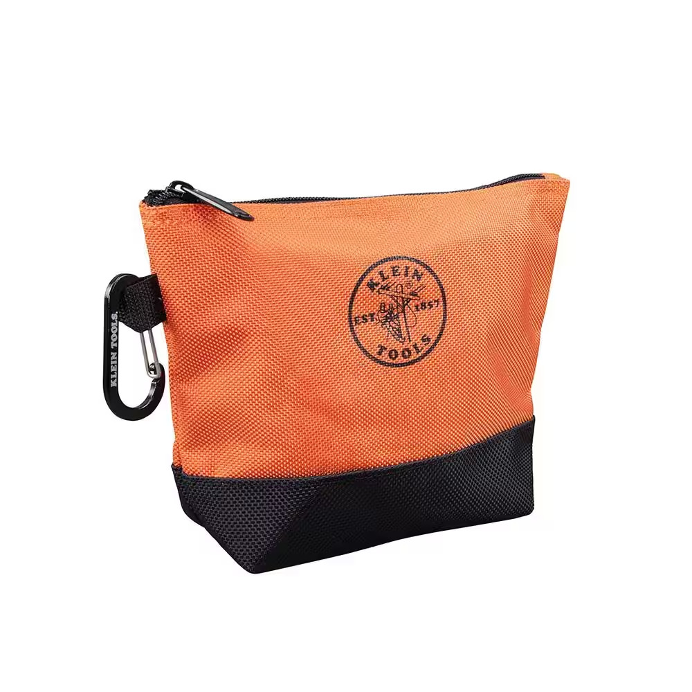 ZIPPER TOOL/MONEY BAGS (2-Pack) 9 Inch Stand-Up Multiple Colors