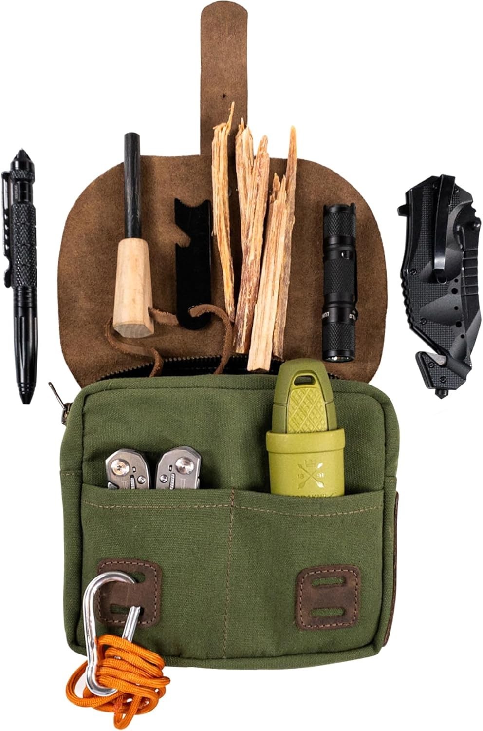 Hide & Drink Waxed Canvas Survival Camping Pouch Belt Loop EDC Tool Bag