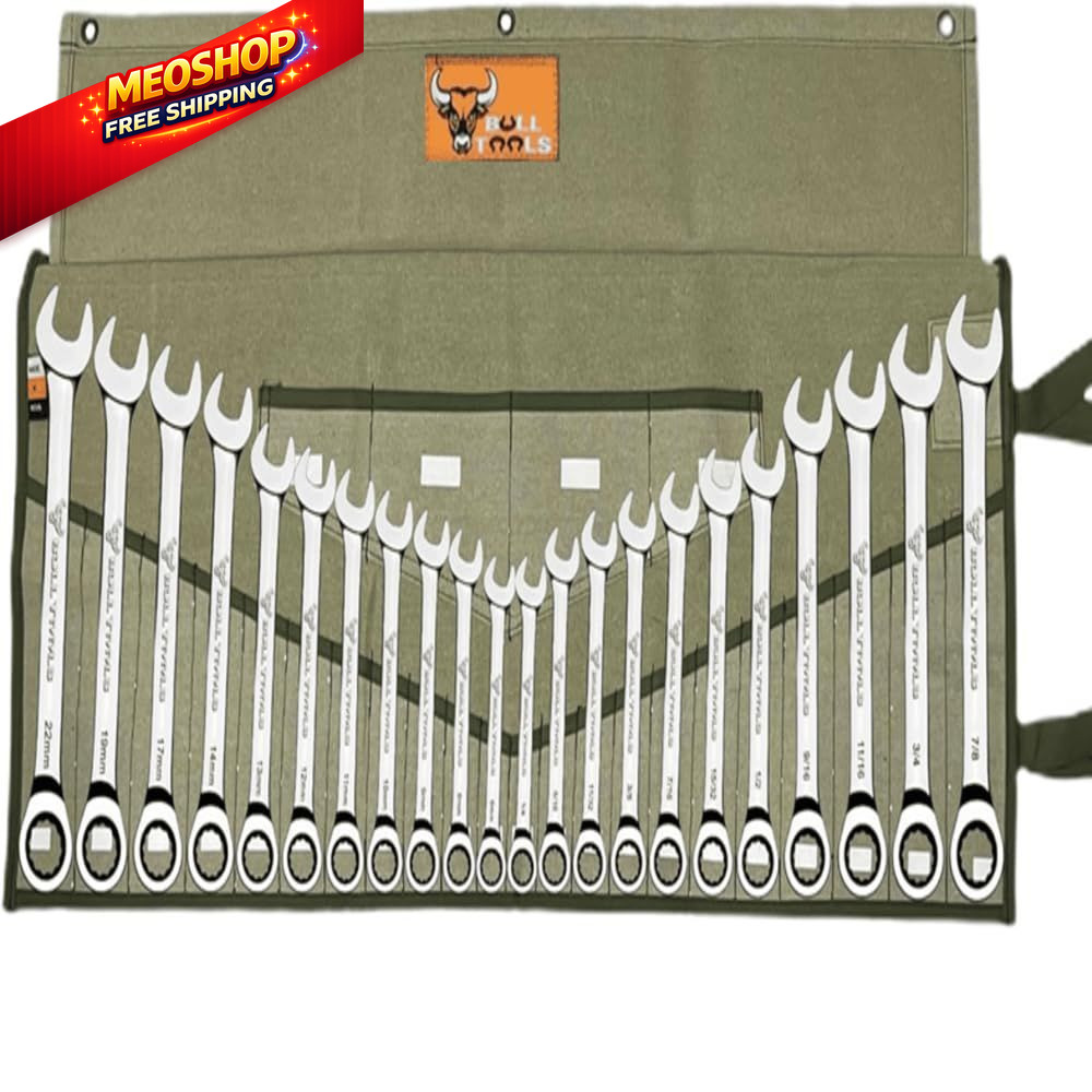 BULL TOOLS Tool Roll Organizer with 26 26 Pocket, Sand Washed Olive Drab