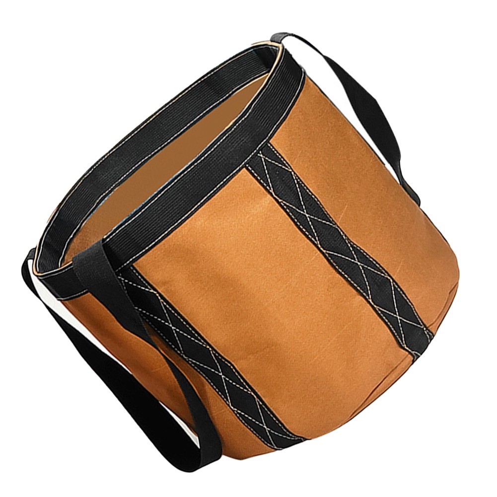 Electrician’s Must Have Large Round Tool Bag Made of Sturdy Oxford Material
