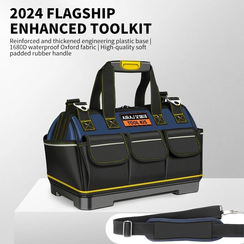AIRAJ Multifunctional Tool Bags 1680D Oxford Cloth Electrician Bags Waterproof
