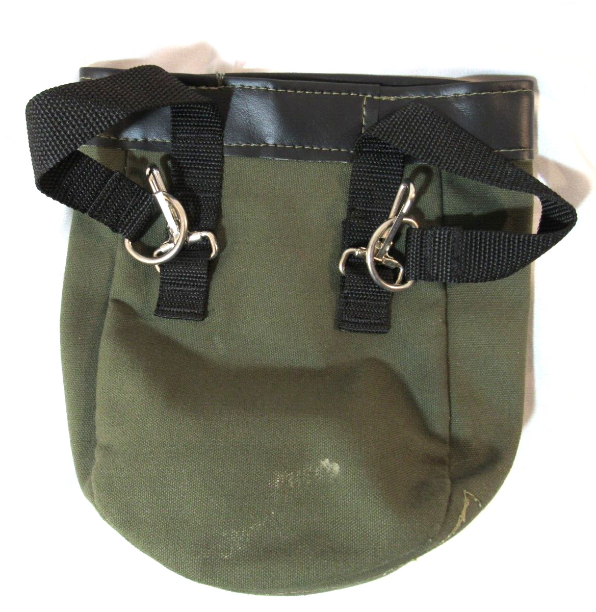 Vintage Canvas Green Tool/Storage Small Bag by ESTEX MFG Co. Model 1042 USA